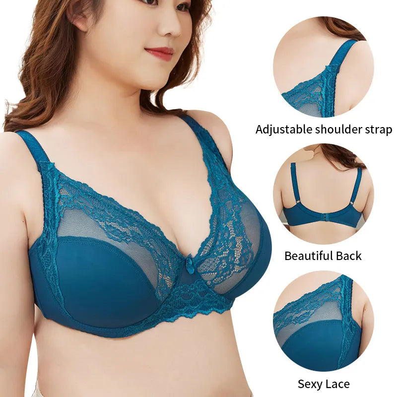 Soutien-gorge à dentelle Sexy - Spécial Grandes tailles