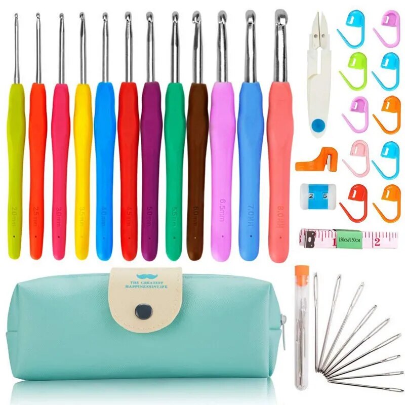 Kit complet crochet pour débutant - 38 PCS