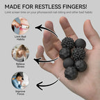 8x Boules Sensorielles Magnétiques en Silicone - Anti-Stres & Concentration