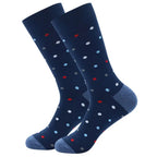 Lot de 5 Paires de Chausettes en Coton à Motifs Fantaisie - Homme