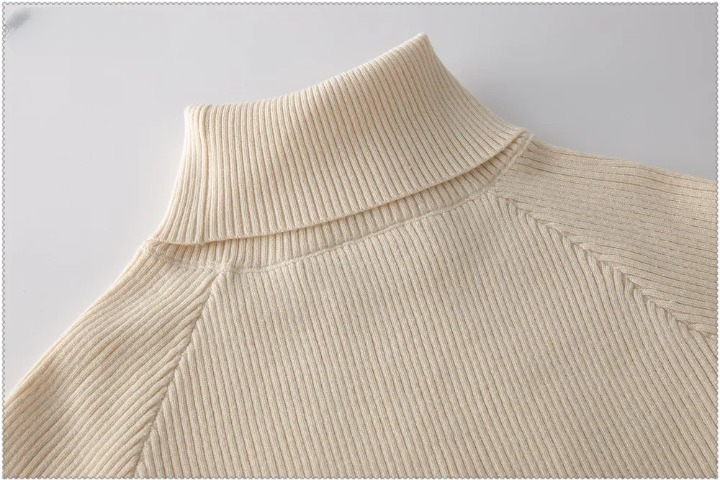 Ensemble décontracté 2PCS -Pull col roulé et Pantalon confortable