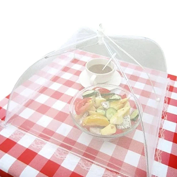 2x Cloche Alimentaire Pliable Anti-Insectes + 1 OFFERTE