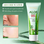 Gel d’Aloe Vera 99% Hydratant Visage & Corps – Soin Nourrissant et Apaisant pour Peaux Sensibles – 1 Acheté = 1 OFFERT