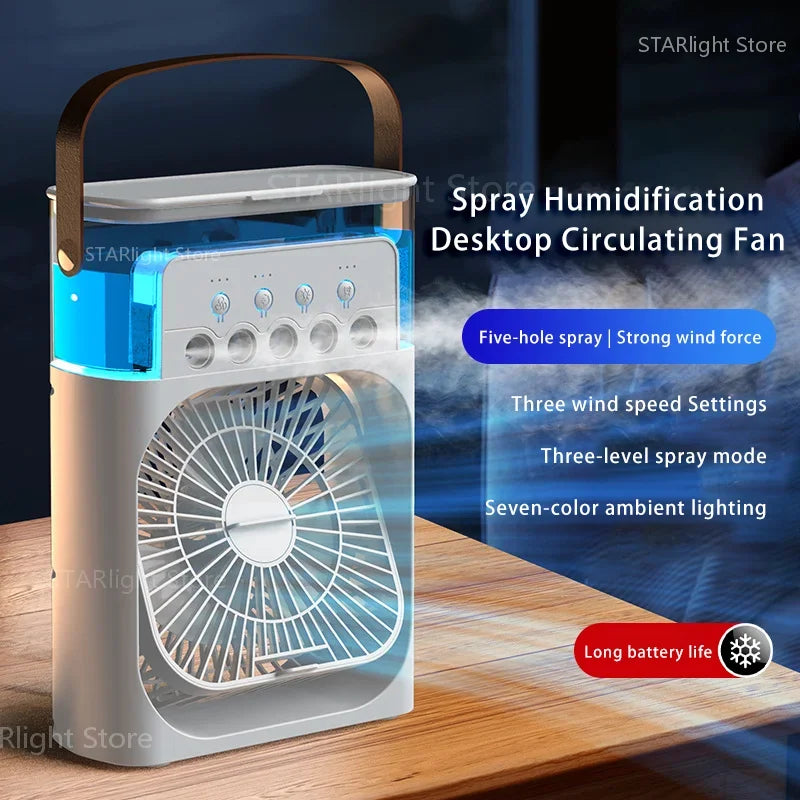 Ventilateur Brumisateur Rechargeable Maison & Bureau