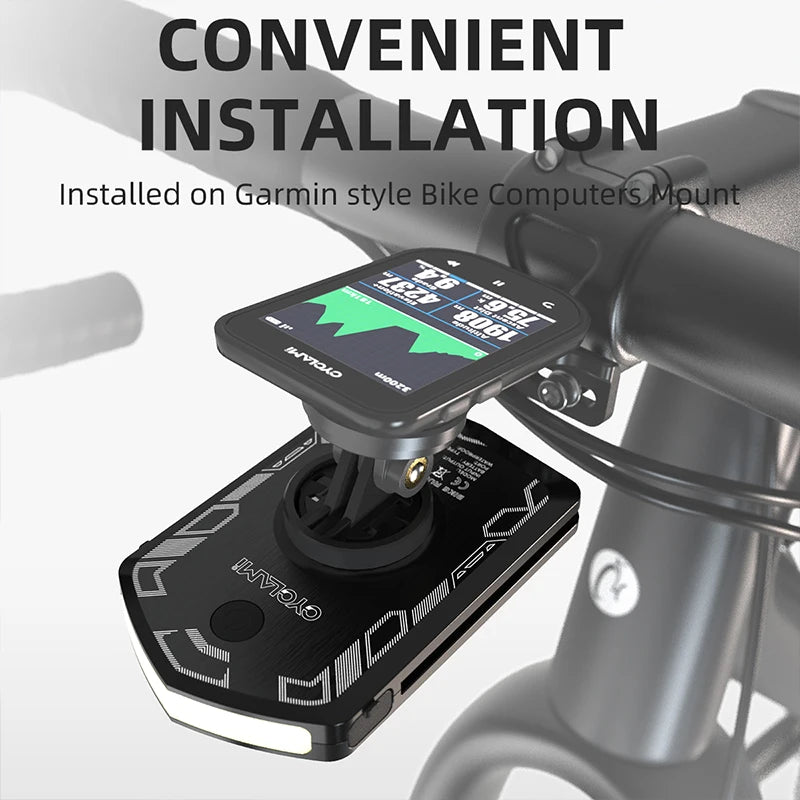 Feu avant de vélo 5 Modes Rechargeable avec supports