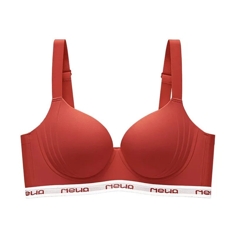Seamless Ice Silk Push-Up Bra