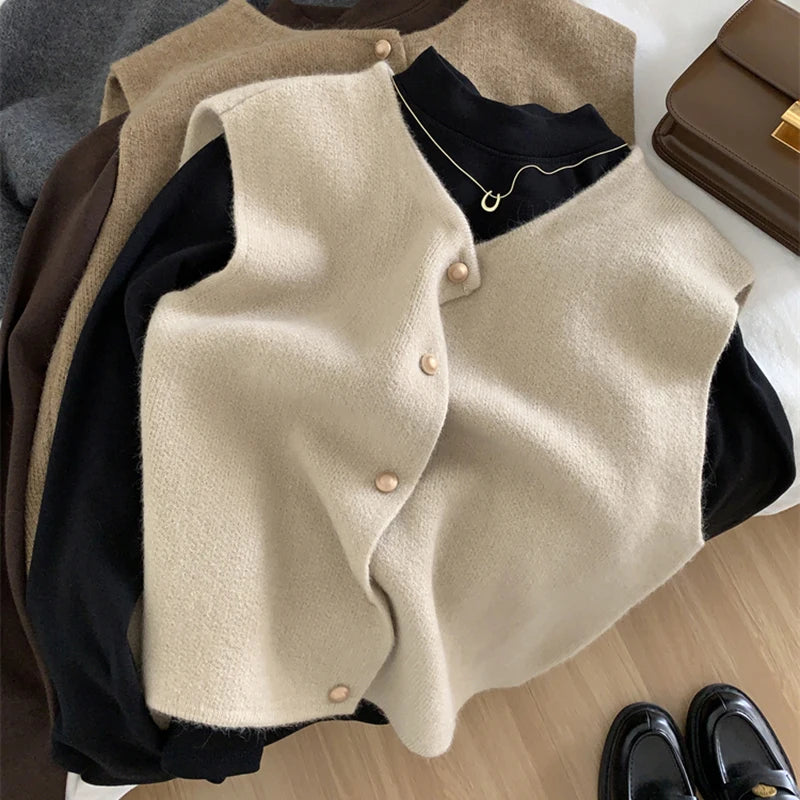 Gilet Coréen élégant sans Manches
