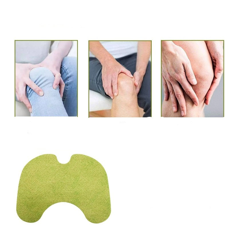 Lot de 12 Patchs genoux anti inflammatoires aux plantes