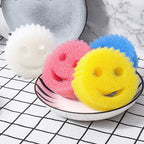 Lot de 4 Éponges magique SMILEY  à vaisselle