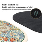 Tapis de Bain Antidérapant à Séchage Ultra-Rapide - Design Floral Élégant