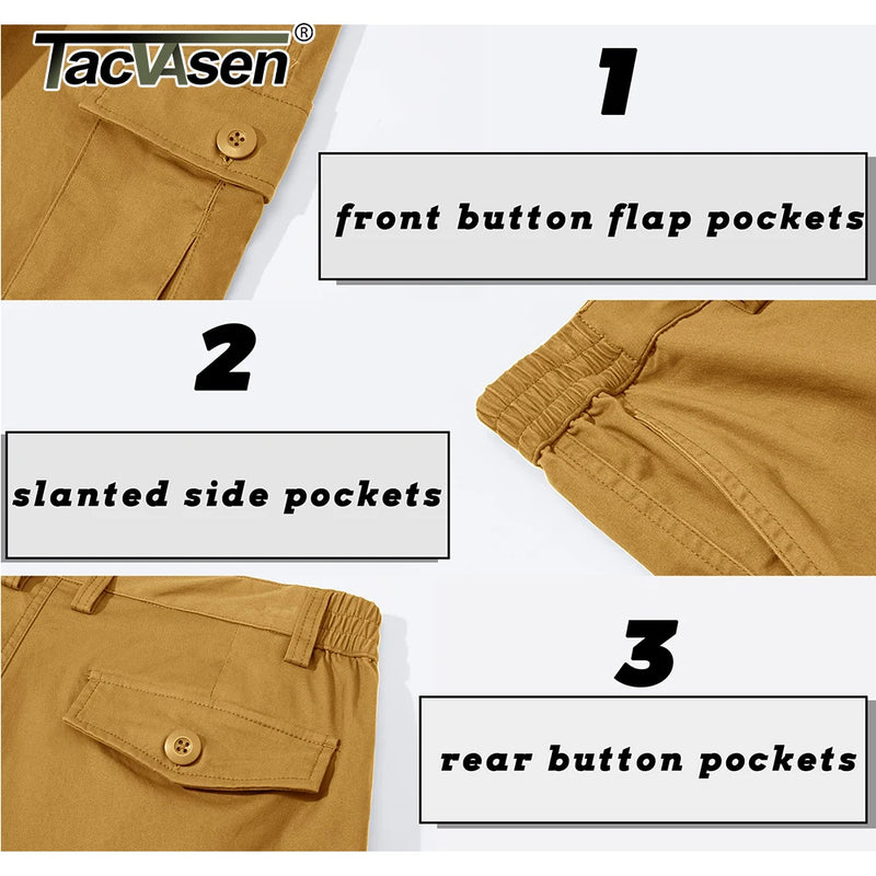 Short Cargo Homme Multi-Poches Confort Été