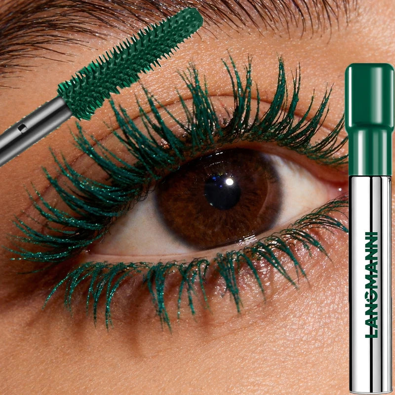 Waterproof Colored Mascara 8 Colors – Volumizing, Curling, and Long-Lasting