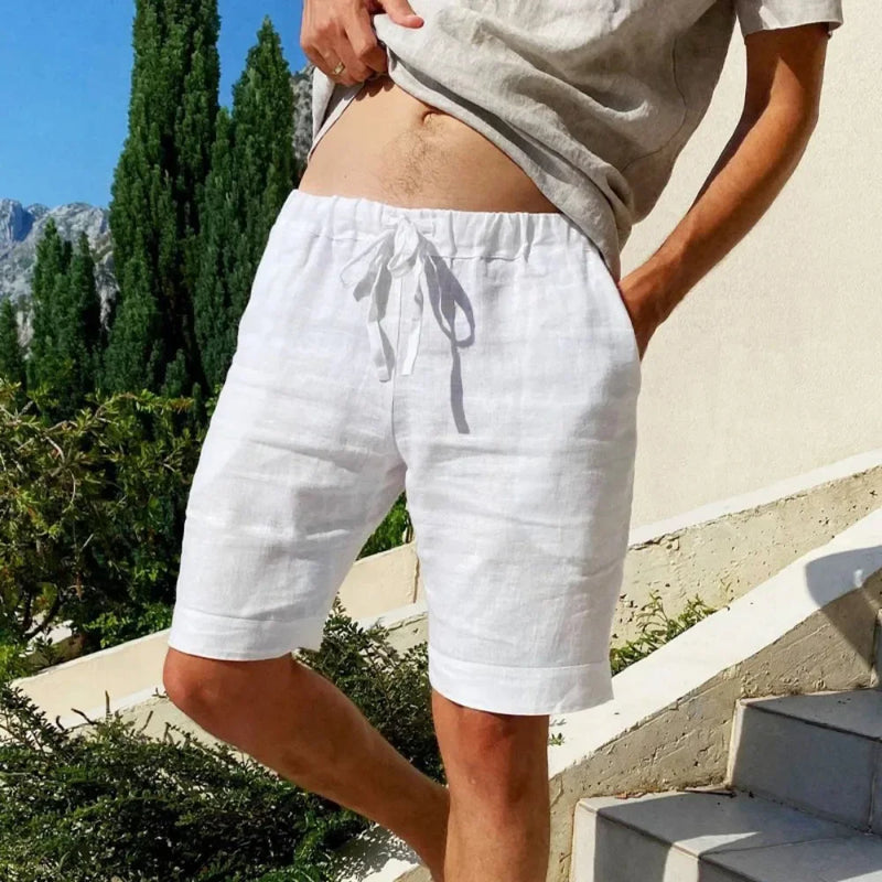 Pantalon Court Homme Léger – Look Estival Chic