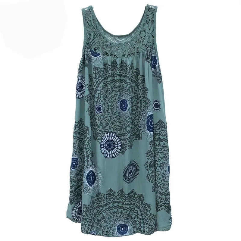 Robe d'Été à Motif Mandala - Spéciale Grandes Tailles