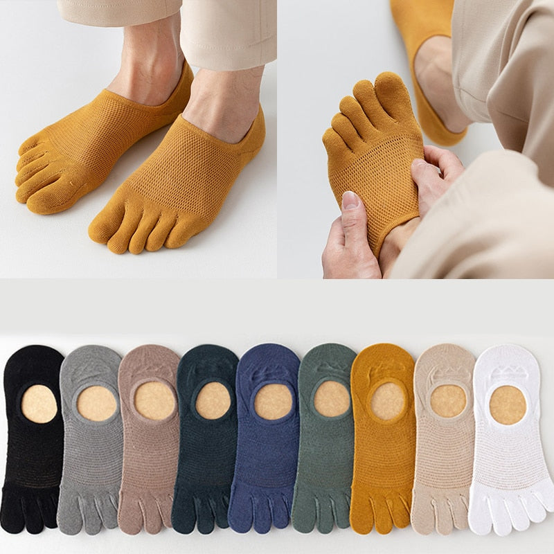 Lot de 6 Paires de chaussettes respirantes en coton anti-friction