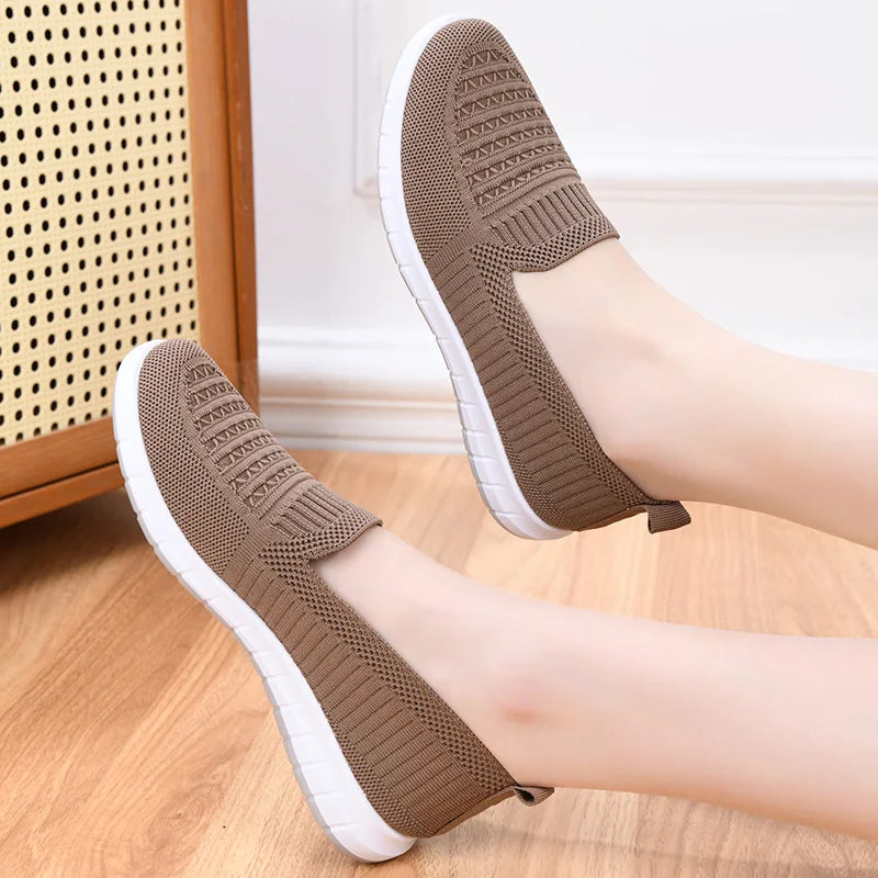 Ballerines en Maille Respirante Casual Antidérapantes