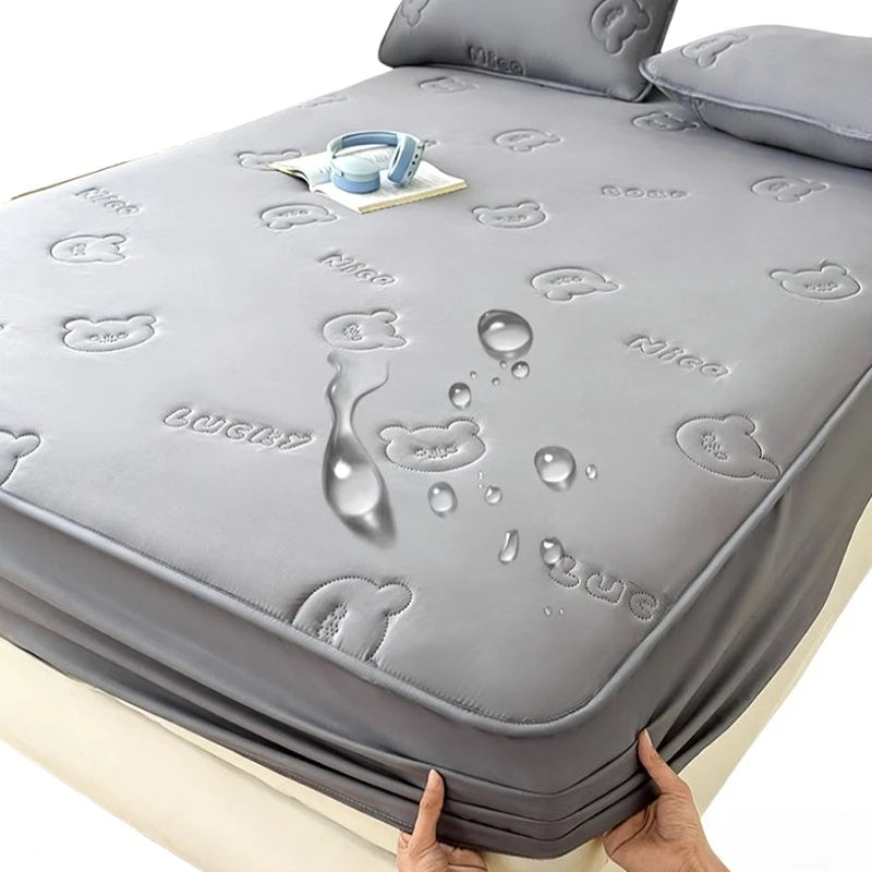 Protège-Matelas Anti-acarien, Imperméable & Élastique - Single, Queen & King