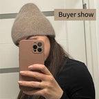 Skulies - Bonnet moelleux, doux & chaud imitation Angora