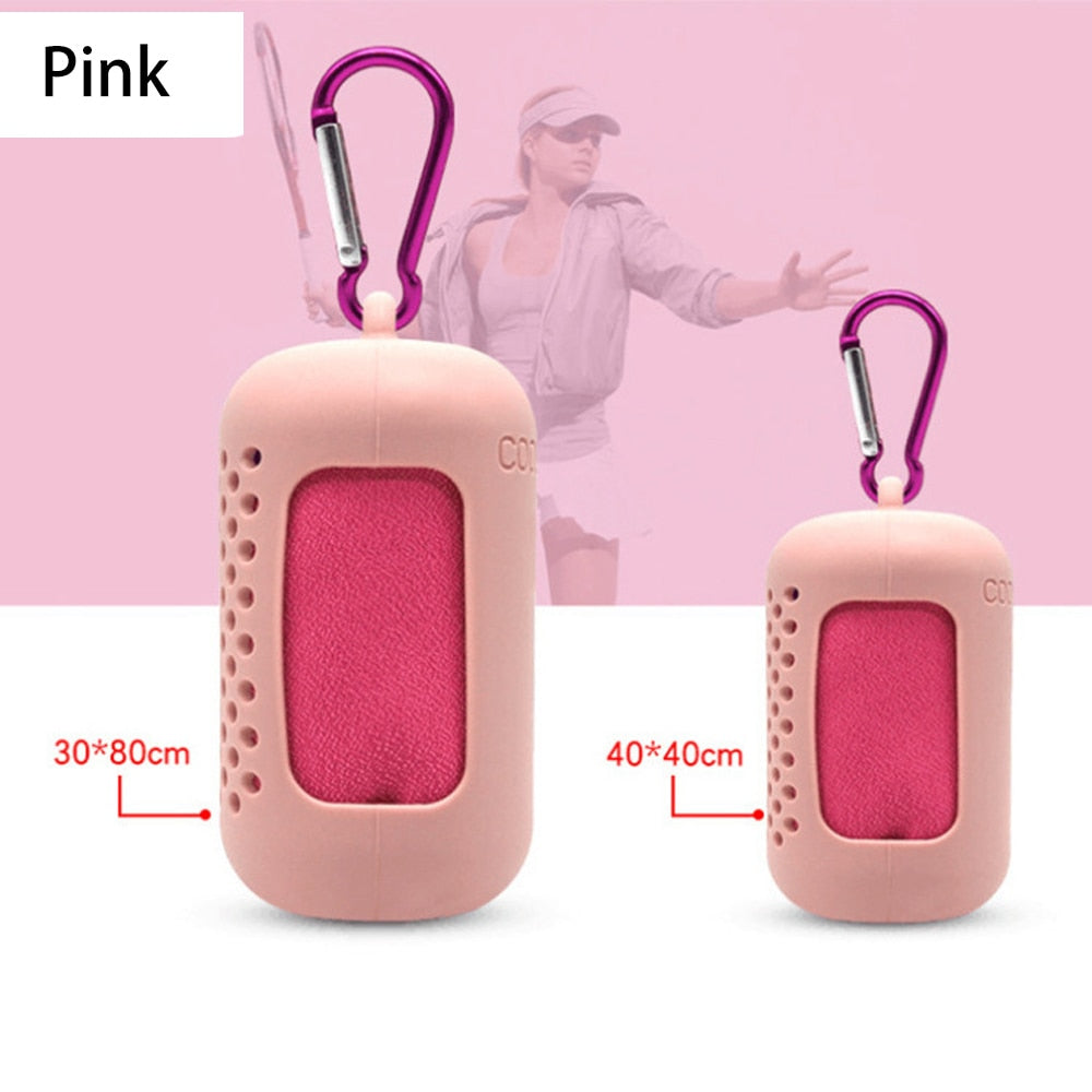 Serviette en microfibres ULTRA absorbante - Porte clé