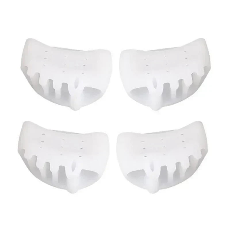 4x Coussinets en Silicone pour l'avant-pied - Alignement des orteils