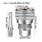Clé à Douille Universelle Réglable 10–19 mm – Cliquet Multifonction avec Tige – Kit 2 Pièces