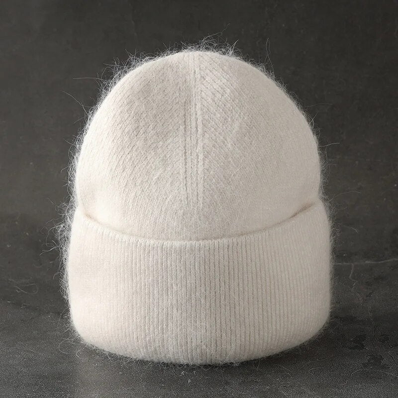 Skulies - Bonnet moelleux, doux & chaud imitation Angora