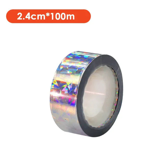 Cinta holográfica repelente antiaves