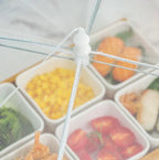 2x Cloche Alimentaire Pliable Anti-Insectes + 1 OFFERTE