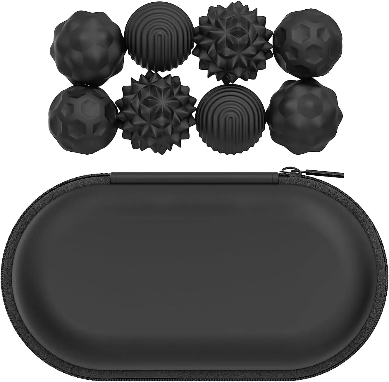 8x Boules Sensorielles Magnétiques en Silicone - Anti-Stres & Concentration