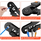Kit d'outils de sertissage de connecteur de borne 2000PCS