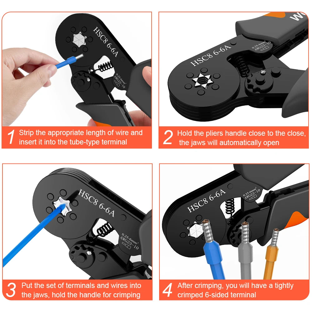 Kit d'outils de sertissage de connecteur de borne 2000PCS