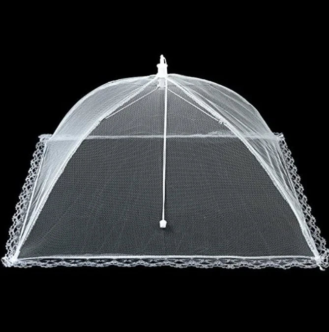 2x Cloche Alimentaire Pliable Anti-Insectes + 1 OFFERTE