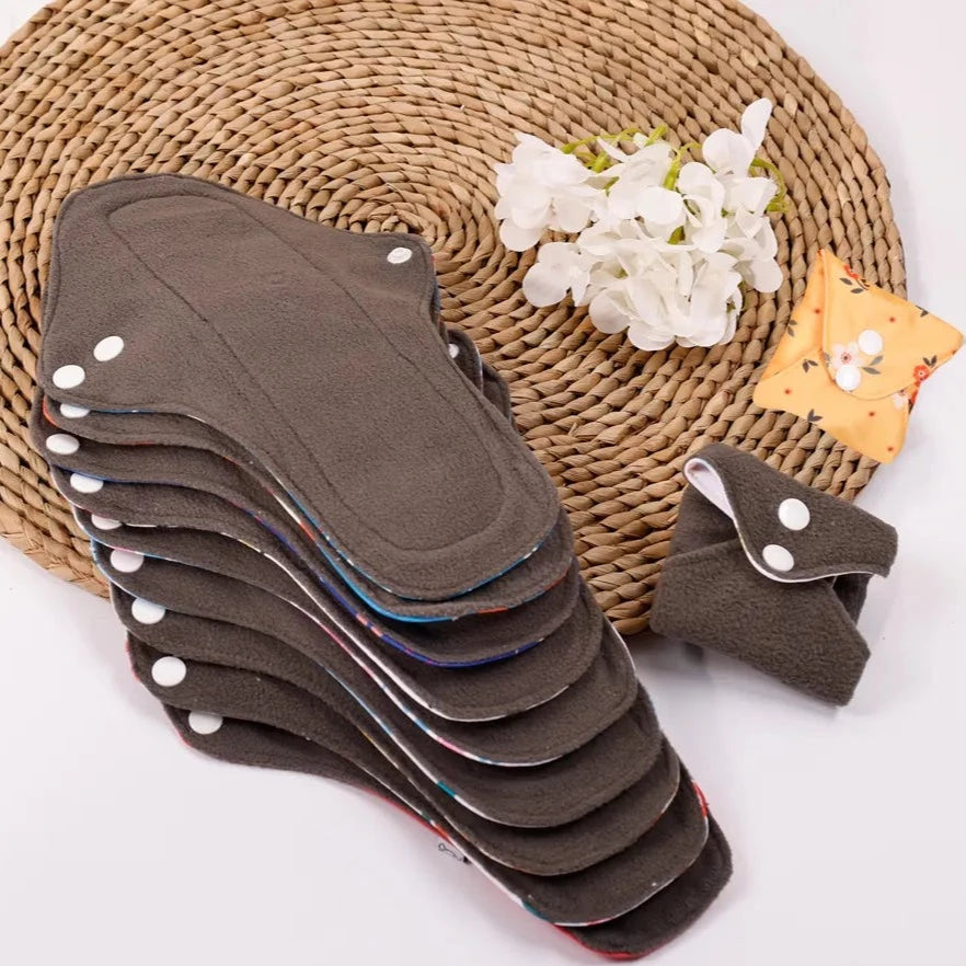 Serviette hygiénique - lavable et réutilisable - PACK DE 10