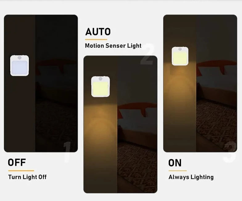 Veilleuse sans fil avec détecteur de mouvement