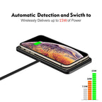 Chargeur de voiture sans fil pour téléphone 30W - Revêtement anti-dérapant
