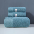2 Serviettes de Bain Douces & Absorbantes en 100% Coton