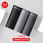 Lot de 3 Boxers Rayés en Coton respirant