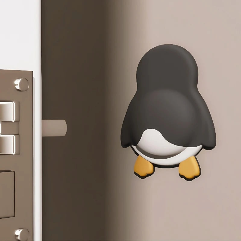 4x Butées pour Poignées de Portes Adhésives Anti-chocs