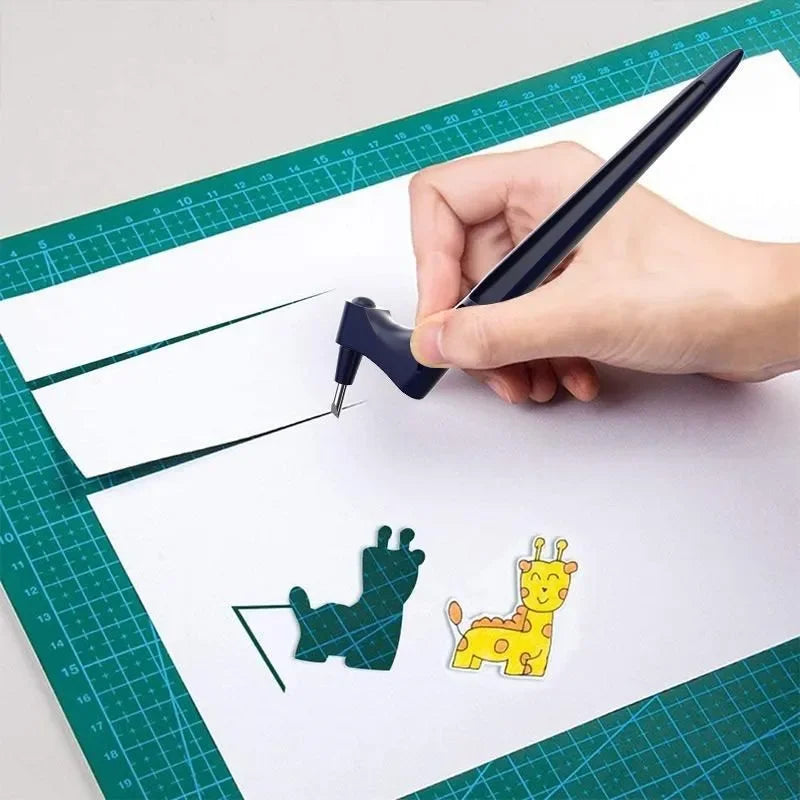 Outil de Coupe DIY avec Lame Rotative en Acier 360°
