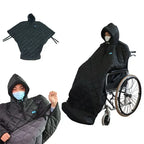 Couverture Coupe-Vent Hiver pour Fauteuil Roulant