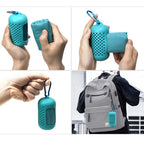 Serviette en microfibres ULTRA absorbante - Porte clé