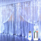 Guirlande LED pour rideau avec télécommande