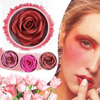 Fard à Joue en Forme de Rose - Idée Cadeau + Pinceau OFFERT