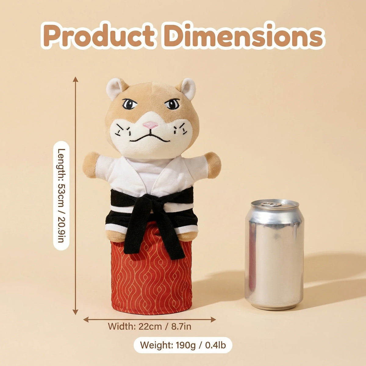 Gant Marionette de Jeu Interactif pour Chat avec Peluche de Protection – Jouet Anti-Morsures & Anti-Griffures
