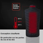 Doudoune sans Manches Chauffante Électrique