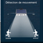 Lampe solaire puissante et rotative