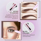 Stylo à maquillage 4 en 1 : sourcils, eye liner, lèvres et highlighter - 1 OFFERT
