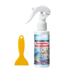 Spray Dégivrant Rapide pour Réfrigérateur et Congélateur – Élimine le Givre Facilement + Raclette OFFERTE