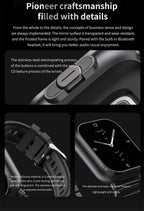 Montre intelligente connectée 2 en 1 avec écouteurs + Bracelet OFFERT