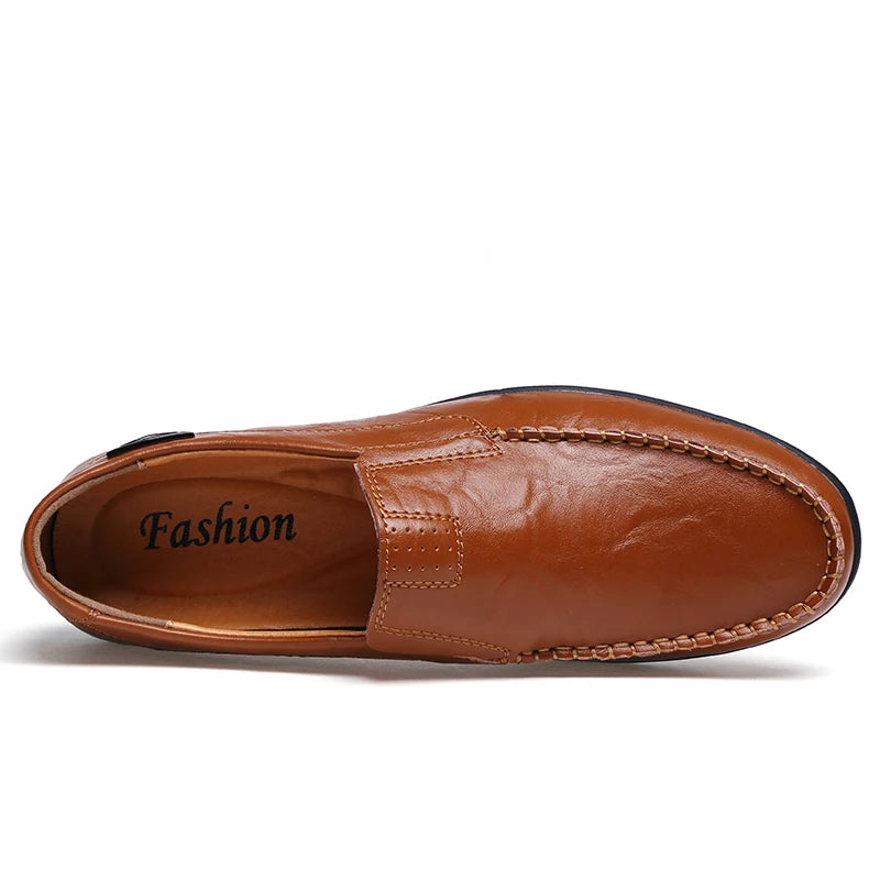 Mocassins décontractées en cuir véritable - Structure ULTRA souple